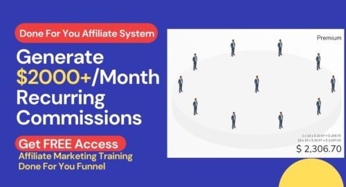 Done For You Affiliate System